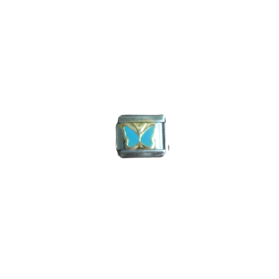 Light Blue Gold Butterfly (Semi-Premium Link)