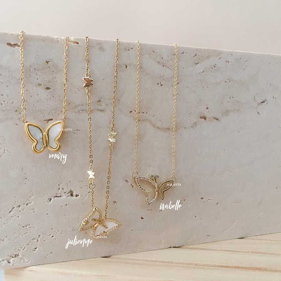 Butterfly Necklace - Mary, Julienne, Isabelle